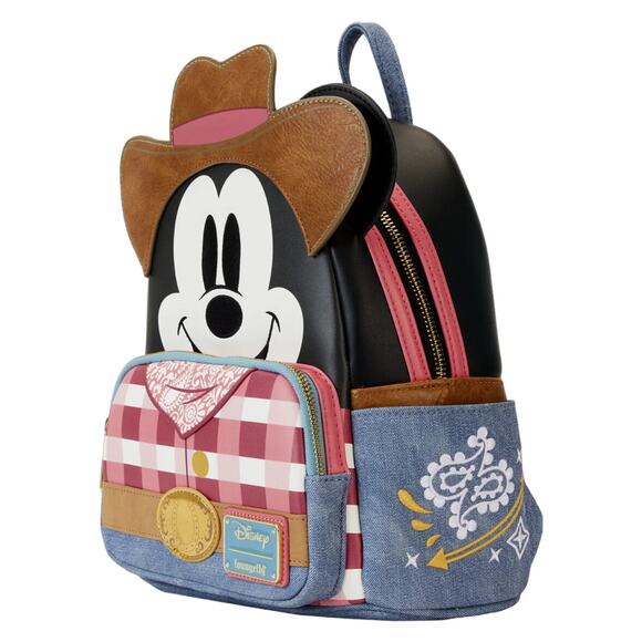 Western Mickey Mouse Cosplay Mini Backpack- NWT main image 5